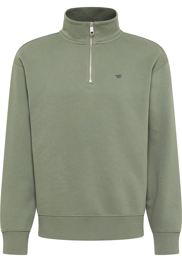 Mustang Franklin Turtleneck Sweatshirt – Casual Cotton Blend 1016969